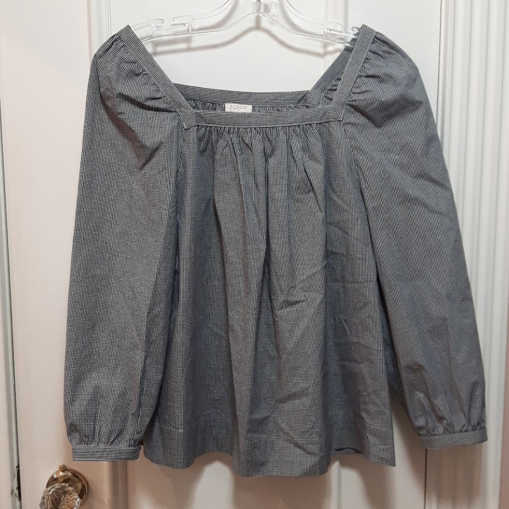 🛍️ J. Crew factory square neck blouse